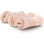 M For Men 3pk Self Lube Vibrating Stroker Kit