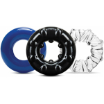 Stay Hard Triple Stretch 3pk Cock Rings