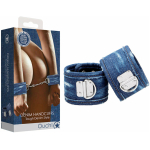 Ouch! Denim Handcuffs - Roughened Denim Style - Blue - Image 2