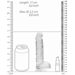 Realrock Realistic Dildo With Balls 6 inches - Image 2