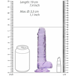 Realrock Realistic Dildo With Balls 7 inches - Image 2