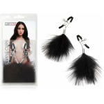 Lux Fetish Feather Nipple Clips - Image 2