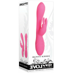 Evolved Bunny Kisses Rechargeable Silicone - Pink - Image 3