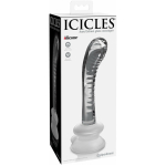 Icicles No. 88 - Glass Suction Cup G-spot Wand - Clear - Image 3