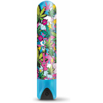 Prints Charming Buzzed Rechargeable 3.5" Bullet - Stoner Chick - Blue