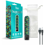 Prints Charming Buzzed Rechargeable 3.5" Bullet - Canna Queen - Black - Image 2