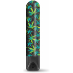 Prints Charming Buzzed Rechargeable 3.5" Bullet - Canna Queen - Black