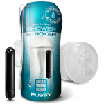 Happy Ending Self-lubricating, Vibrating Shower Stroker - Pussy - Image 2