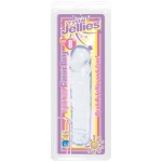 Crystal Jellies 8 Inch Classic Dildo in Clear - Image 3