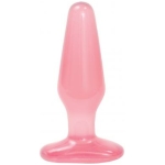 Medium pink Jelly butt plug - Image 2