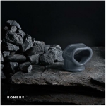 Boners Liquid Silicone 2 In 1 Ball Stretcher Gray - Image 2