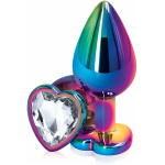 Rear Assets Mulitcolor Heart Medium Clear