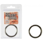 Silver Cock Ring - Medium - Image 2