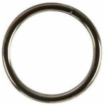 Silver Cock Ring - Large - Image 2