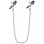 Nipple Clamps Silver Beaded Chain - Image 2