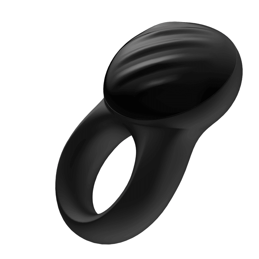 Satisfyer Signet Ring W/bluetooth App - Blue
