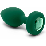 B-vibe Vibrating Jewels - Remote Control- Rechargeable - Emerald (m/l) - Image 2