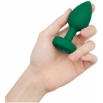 B-vibe Vibrating Jewels - Remote Control- Rechargeable - Emerald (m/l) - Image 3