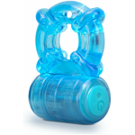 Stay Hard - Rechargeable 5 Function Cock Ring - Blue - Image 2