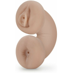 M For Men - Soft And Wet - Double Trouble Glow-in-the-dark Stroker - Vanilla