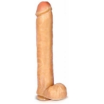 Bruno Dildo 14" - Beige