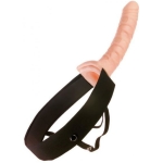 Fetish Fantasy 10 inches Hollow Strap On Beige - Image 2