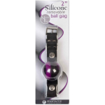 Spartacus Silicone Removable Ball Gag 2 inches Swirl - Image 3