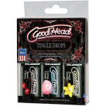 Goodhead Tingle Drops 3-pack French Vanilla, Cotton Candy, Sweet Cherry - Image 2