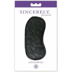Sincerely Lace Blindfold Black O/S - Image 2