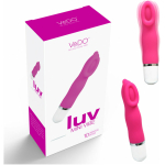 Luv Mini Silicone Waterproof Vibe - Hot Pink - Image 2